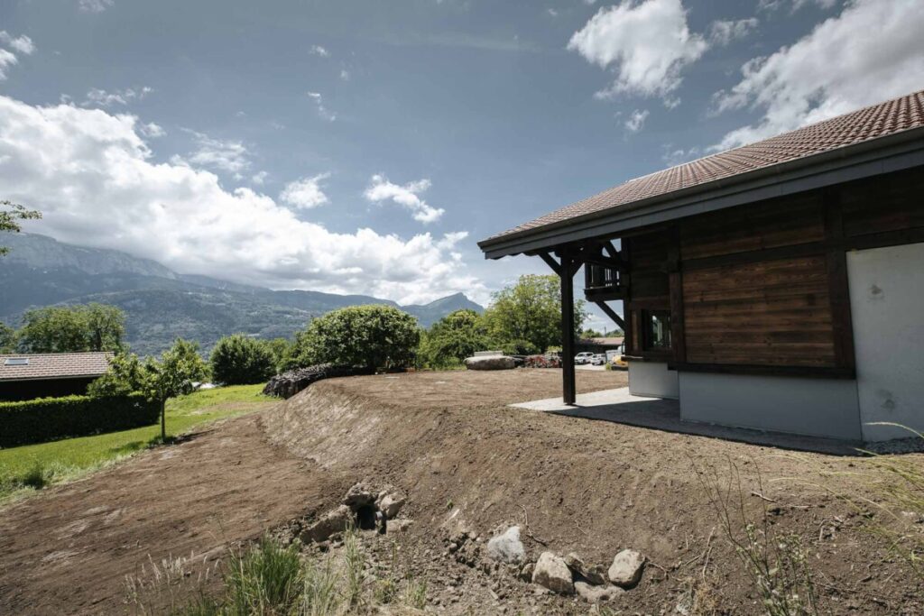 Travaux d'aménagement extérieur